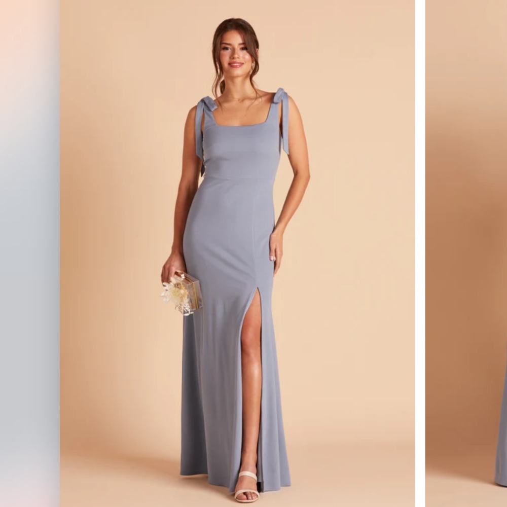 XS Birdy Grey Alex Dress in Dusty Blue (Hemmed)